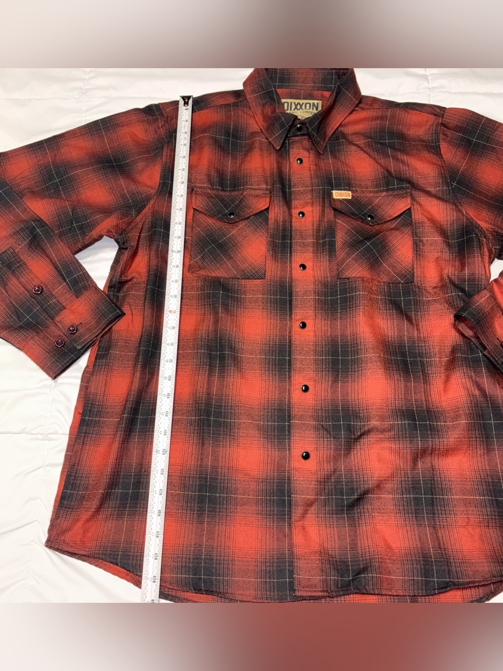 Dixxon Flannel Co “J&P Cycles” Pearl Snap Button Down Plaid Shirt Size XL Men’s - Picture 4 of 8